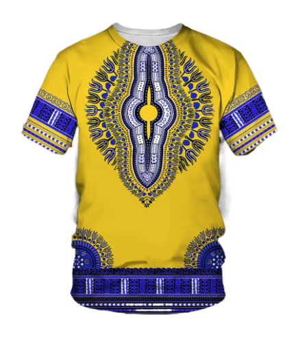 CAMISETA DASHIKI UNISEX