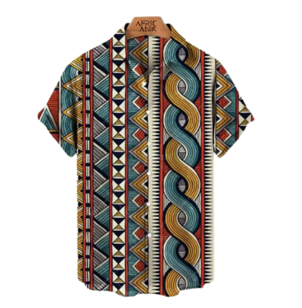 Camisa Africana Zulu -  Coleção Tribe Roots