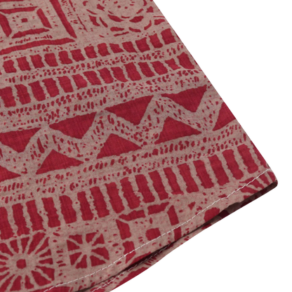 Camisa Africana Vermelho Ruwe -  Coleção Ancestral Vibe