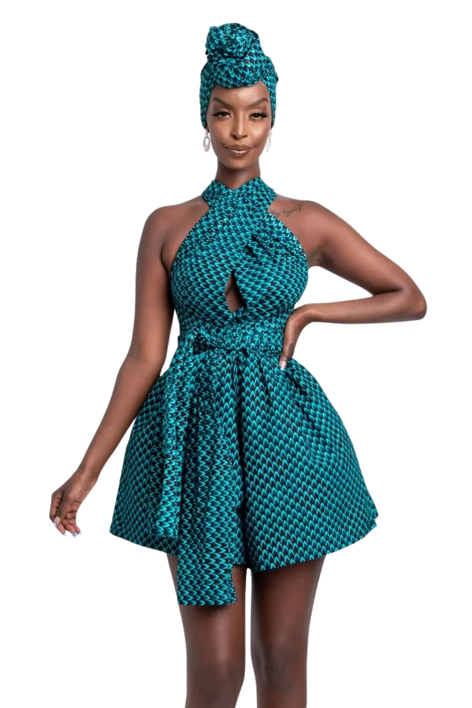 Macacão Africano Ankara Jendayi - Coleção Infinity Ofuure