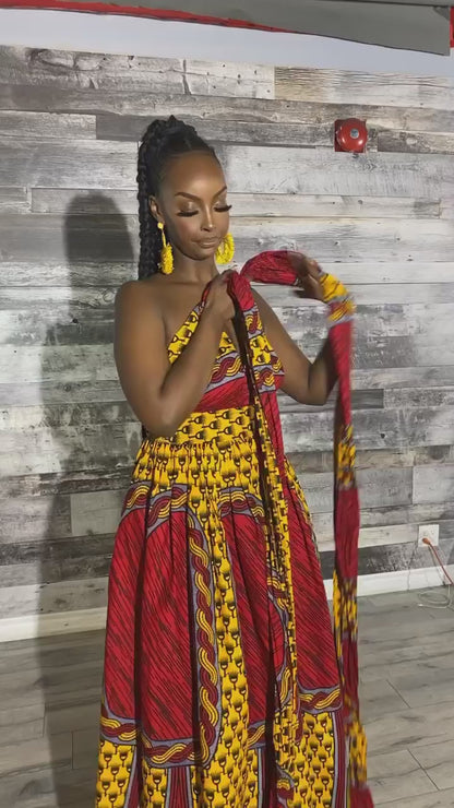 Vestido Africano Ankara Kente - Coleção Infinity