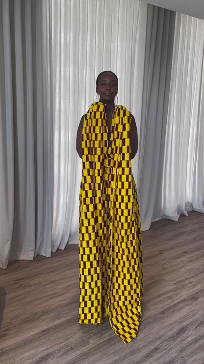 Vestido Africano Ankara Kente - Coleção Infinity